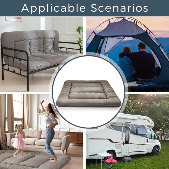 6" Extra Thick Japanese Floor Mattress - Picture 5 of 6